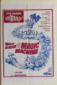 h257 WILLY McBEAN & HIS MAGIC MACHINE military one-sheet movie poster '65
