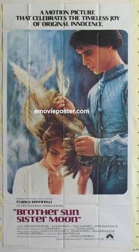 k219 BROTHER SUN SISTER MOON int'l three-sheet movie poster '73 Zeffirelli
