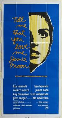 k543 TELL ME THAT YOU LOVE ME JUNIE MOON int'l three-sheet movie poster '70