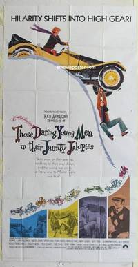 k550 THOSE DARING YOUNG MEN IN THEIR JAUNTY JALOPIES three-sheet movie poster '69