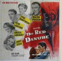 k085 RED DANUBE six-sheet movie poster '49 Janet Leigh, Angela Lansbury