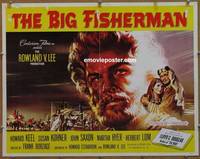 a088 BIG FISHERMAN half-sheet movie poster '59 Howard Keel, Kohner, Saxon