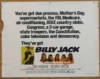 a092 BILLY JACK half-sheet movie poster '71 Tom Laughlin, Delores Taylor