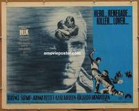 a099 BLUE half-sheet movie poster '68 Terence Stamp western!