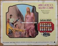 a105 BOXCAR BERTHA half-sheet movie poster '72 Martin Scorsese, Hershey