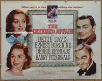 a136 CATERED AFFAIR half-sheet movie poster '56 Reynolds, Bette Davis