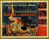 a151 CIRCUS OF HORRORS half-sheet movie poster '60 AIP, Anton Diffring