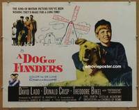 a219 DOG OF FLANDERS half-sheet movie poster '59 David Ladd, Donald Crisp