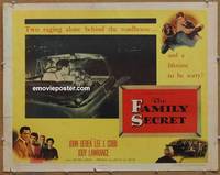 a243 FAMILY SECRET half-sheet movie poster '51 John Derek, Lee J. Cobb