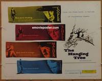 a338 HANGING TREE half-sheet movie poster '59 Gary Cooper, Maria Schell