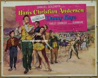 a341 HANS CHRISTIAN ANDERSEN style B half-sheet movie poster '53 Danny Kaye