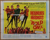 a360 HOLD ON half-sheet movie poster '66 rock 'n' roll, Herman's Hermits!