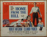 a368 HOME FROM THE HILL style A half-sheet movie poster '60 Robert Mitchum
