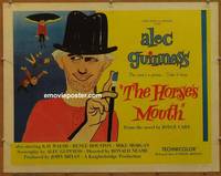 a374 HORSE'S MOUTH half-sheet movie poster '59 Alec Guinness, Walsh