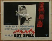 a377 HOT SPELL half-sheet movie poster '58 Shirley Booth, Anthony Quinn