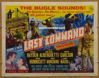 a456 LAST COMMAND half-sheet movie poster '55 Sterling Hayden