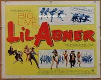 a478 LI'L ABNER half-sheet movie poster '59 Julie Newmar