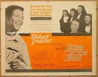 a479 LILIES OF THE FIELD half-sheet movie poster '63 Sidney Poitier