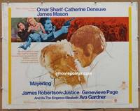 a524 MAYERLING half-sheet movie poster '69 Omar Sharif, Deneuve