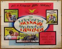 a532 MISSOURI TRAVELER half-sheet movie poster '58 Brandon de Wilde