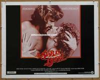 a756 STAR IS BORN half-sheet movie poster '77 Kristofferson, Streisand