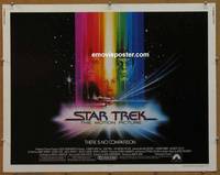 a758 STAR TREK half-sheet movie poster '79 Shatner, Bob Peak art!