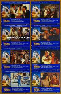c089 BACK TO THE FUTURE 8 English movie lobby cards '85 Michael J. Fox