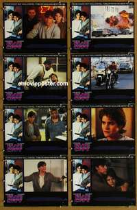 c124 BLUE CITY 8 English movie lobby cards '85 Judd Nelson, Ally Sheedy