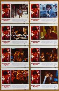 c152 BRIGHT LIGHTS BIG CITY 8 movie lobby cards '88 Fox