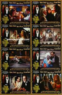c232 DEATH BECOMES HER 8 English movie lobby cards '92 Streep, Willis