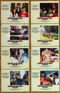 c280 FERRIS BUELLER'S DAY OFF 8 English movie lobby cards '86 Broderick