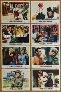 c031 25th HOUR 8 movie lobby cards '67 Anthony Quinn, Virna Lisi