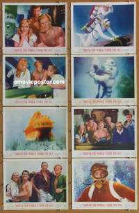 c079 AROUND THE WORLD UNDER THE SEA 8 movie lobby cards '66 Bridges