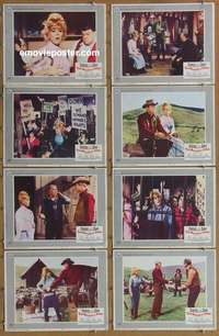 c093 BALLAD OF JOSIE 8 movie lobby cards '68 Doris Day with shotgun!