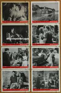 c098 BATTLE OF THE VILLA FIORITA 8 movie lobby cards '65 Maureen O'Hara