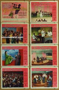 c105 BENNY GOODMAN STORY 8 movie lobby cards '56 Allen, Donna Reed