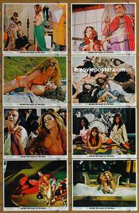 c107 BEYOND THE VALLEY OF THE DOLLS 8 movie lobby cards '70 Russ Meyer