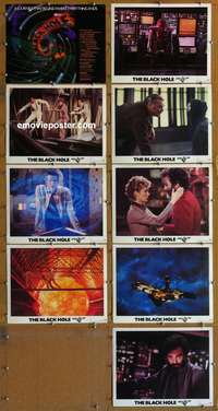 c018 BLACK HOLE 9 movie lobby cards '79 Walt Disney, Maximilian Schell
