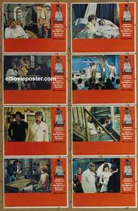 c477 LAST OF THE MOBILE HOT-SHOTS 8 movie lobby cards '70 James Coburn