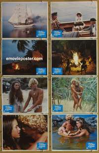 c125 BLUE LAGOON 8 movie lobby cards '80 Brooke Shields, Chris Atkins