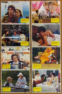 c129 BOBBY DEERFIELD 8 movie lobby cards '77 Al Pacino, car racing!