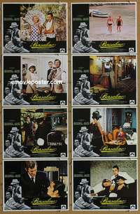 c136 BORSALINO 8 movie lobby cards '70 Jean-Paul Belmondo, Alain Delon