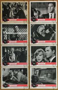 c140 BRAINSTORM 8 movie lobby cards '65 scares you out of your mind!