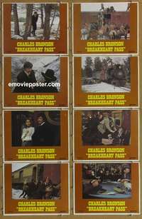 c145 BREAKHEART PASS 8 movie lobby cards '76 Charles Bronson