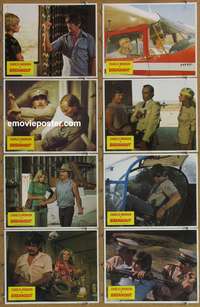 c146 BREAKOUT 8 movie lobby cards '75 Charles Bronson, Duvall