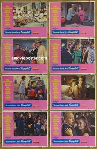 c157 BUONA SERA MRS CAMPBELL 8 movie lobby cards '69 Gina Lollobrigida