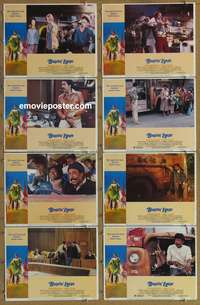 c159 BUSTIN' LOOSE 8 movie lobby cards '81 Richard Pryor runs from KKK!