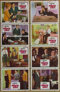 c160 BUSY BODY 8 movie lobby cards '67 Sid Caesar, Robert Ryan