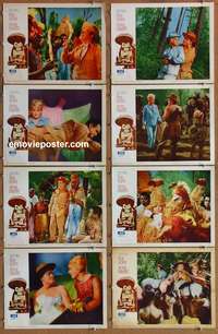c162 CALL ME BWANA 8 movie lobby cards '63 Bob Hope, Anita Ekberg