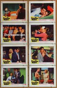 c177 CHAPMAN REPORT 8 movie lobby cards '62 Jane Fonda, Zimbalist